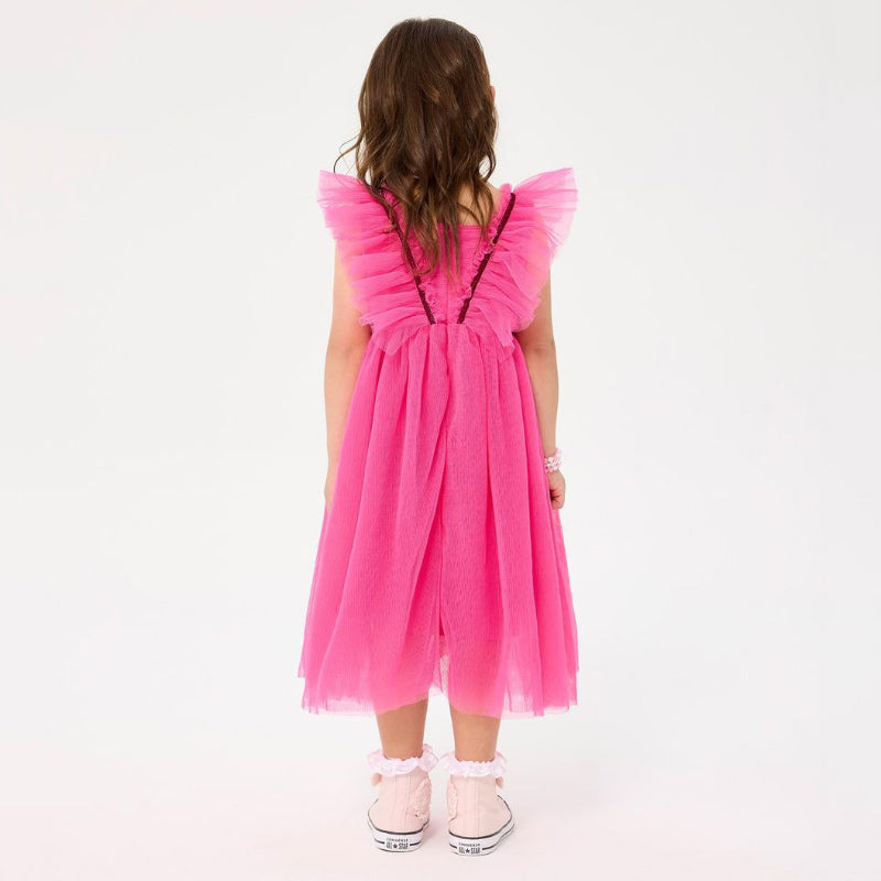 Rock Your Baby Butterfly Dress - Hot Pink