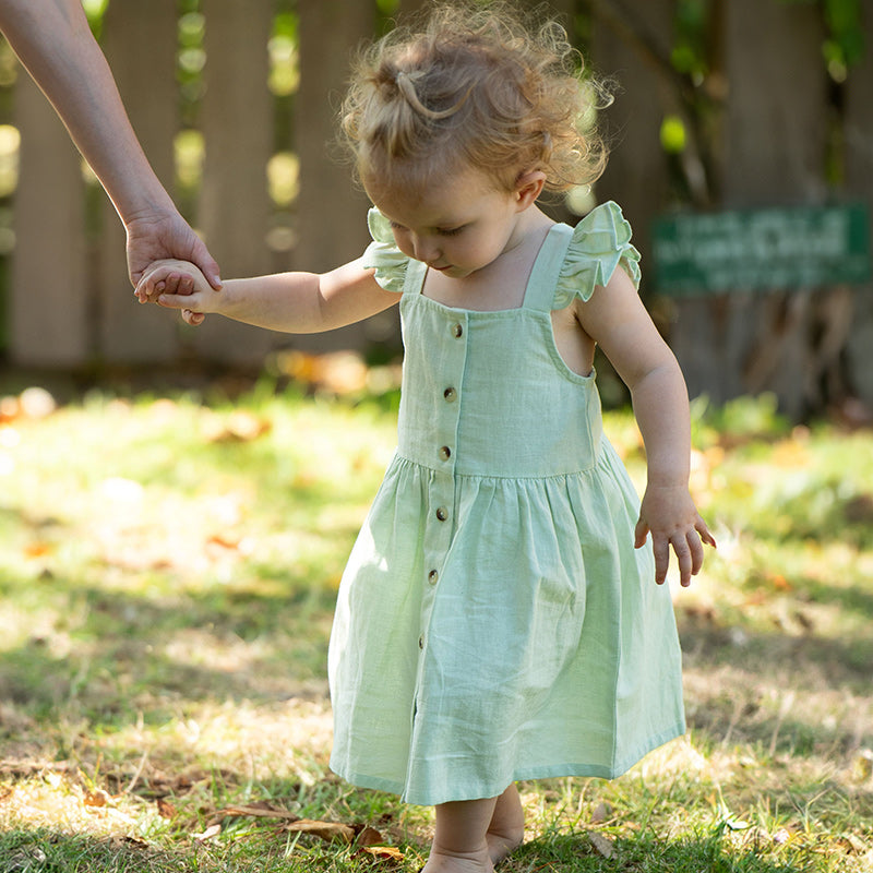 Peggy Momo Dress - Sage