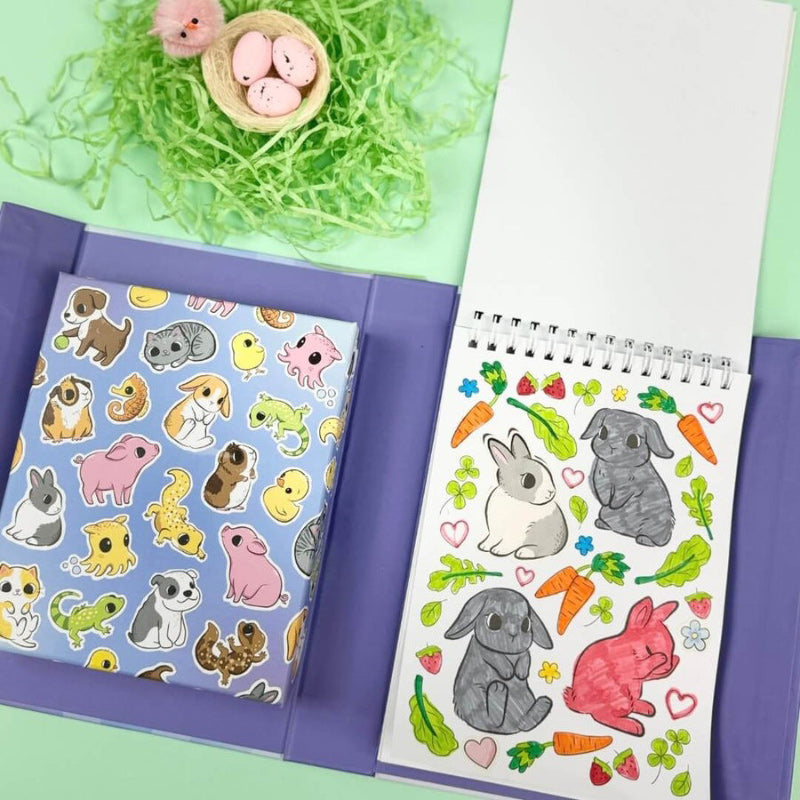 Tiger Tribe Colouring Set - Baby Animals