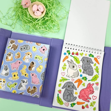 Tiger Tribe Colouring Set - Baby Animals