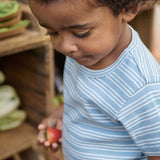 Nature Baby River Tee - Blue Stripe Trio