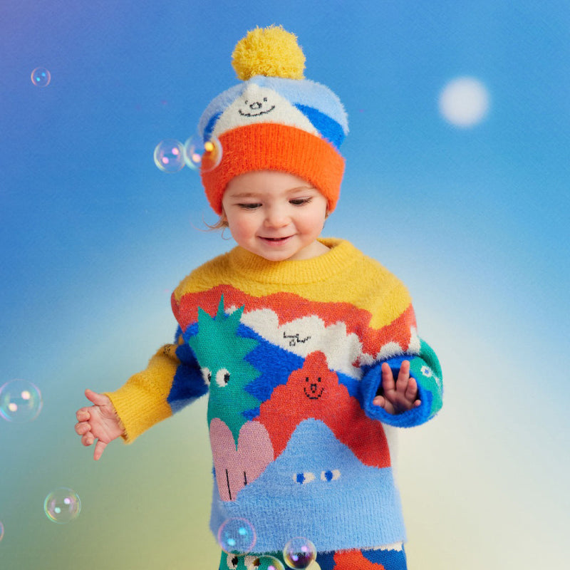 Halcyon Nights Knit Beanie - Mount Wiggly