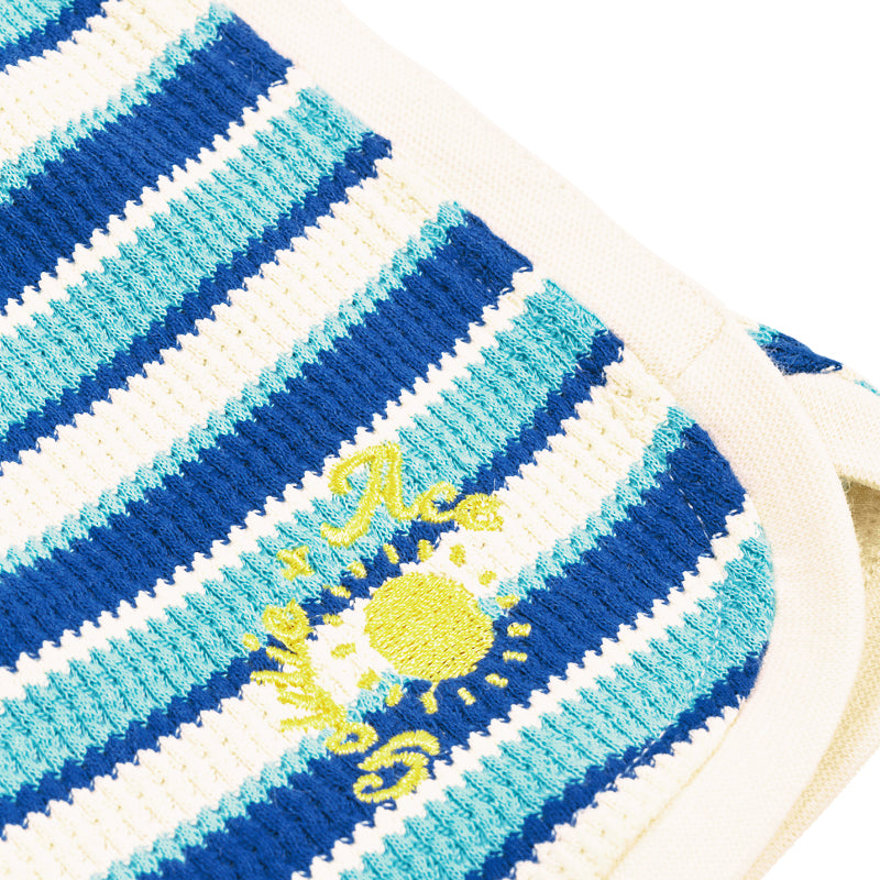 Goldie + Ace Waffle Short - Blue