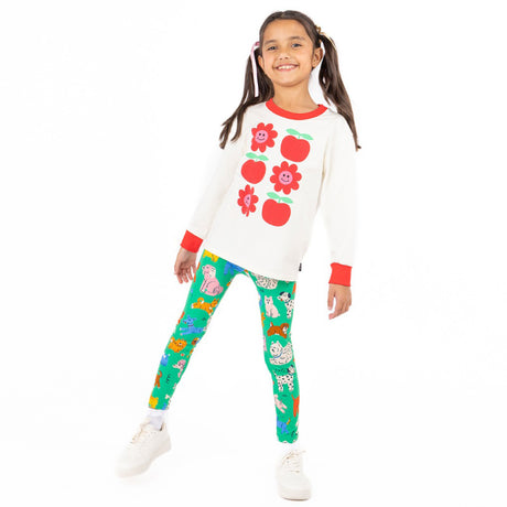 Rock Your Baby LS T-Shirt - Red Apples