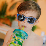 Frankie Ray Sunglasses - Gadget Blue/White Star