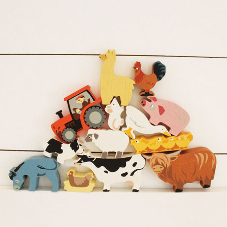 Tender Leaf Display Shelf - Farmyard Animals