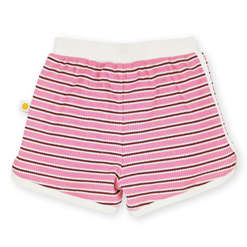 Goldie + Ace Waffle Short - Pink