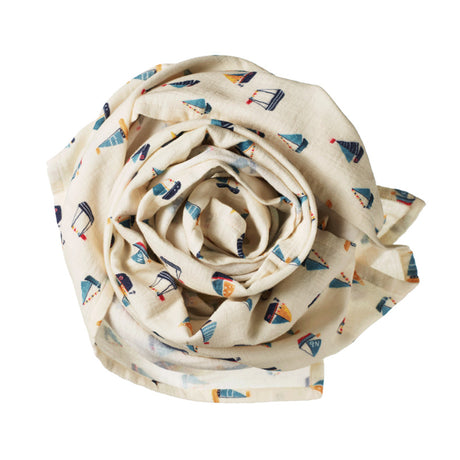 Nature Baby Muslin Wrap - Regatta