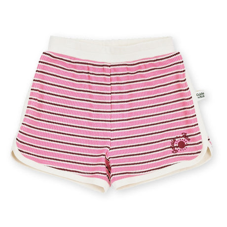 Goldie + Ace Waffle Short - Pink