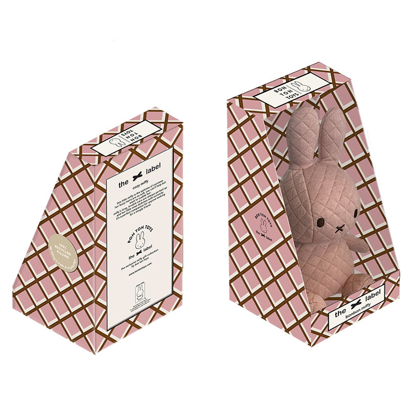 Bonbon Miffy Sitting Pink In Giftbox - 23cm