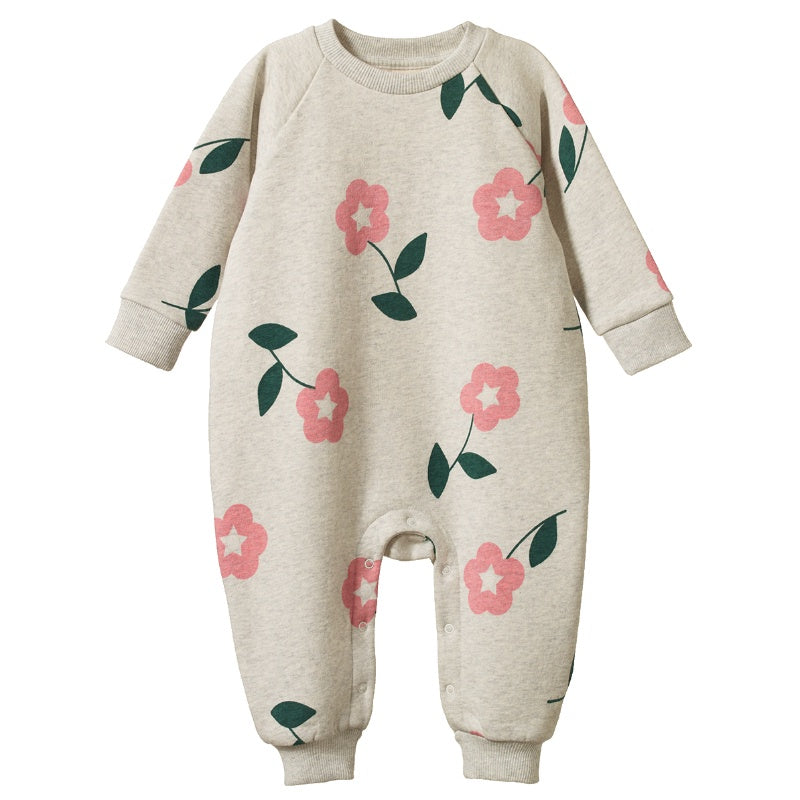 Nature Baby LS Juno Romper - Primrose