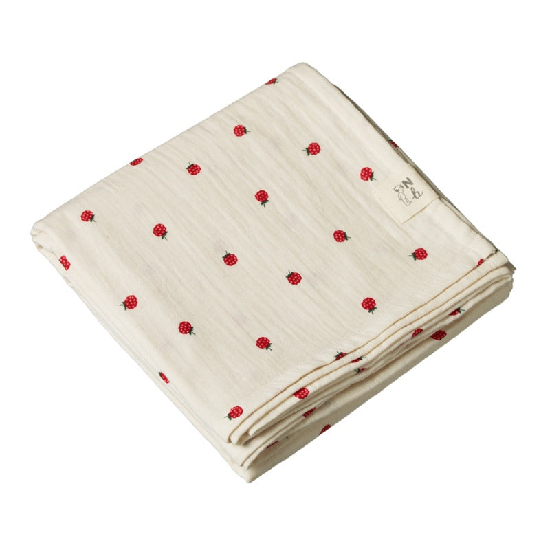 Nature Baby Muslin Wrap - Raspberry