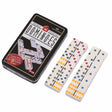 Dominoes D/6 Colour Dot in Tin