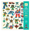 Djeco 160 Stickers - Metallic Robot