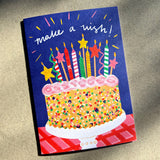 Make a Wish Birthday Cake Card