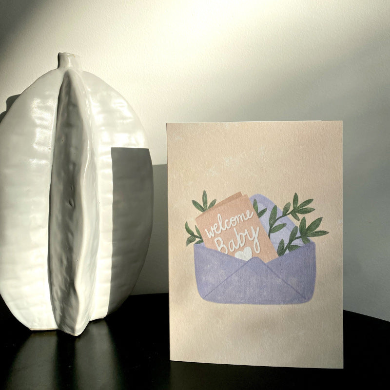 Welcome Baby Card - Gender Neutral