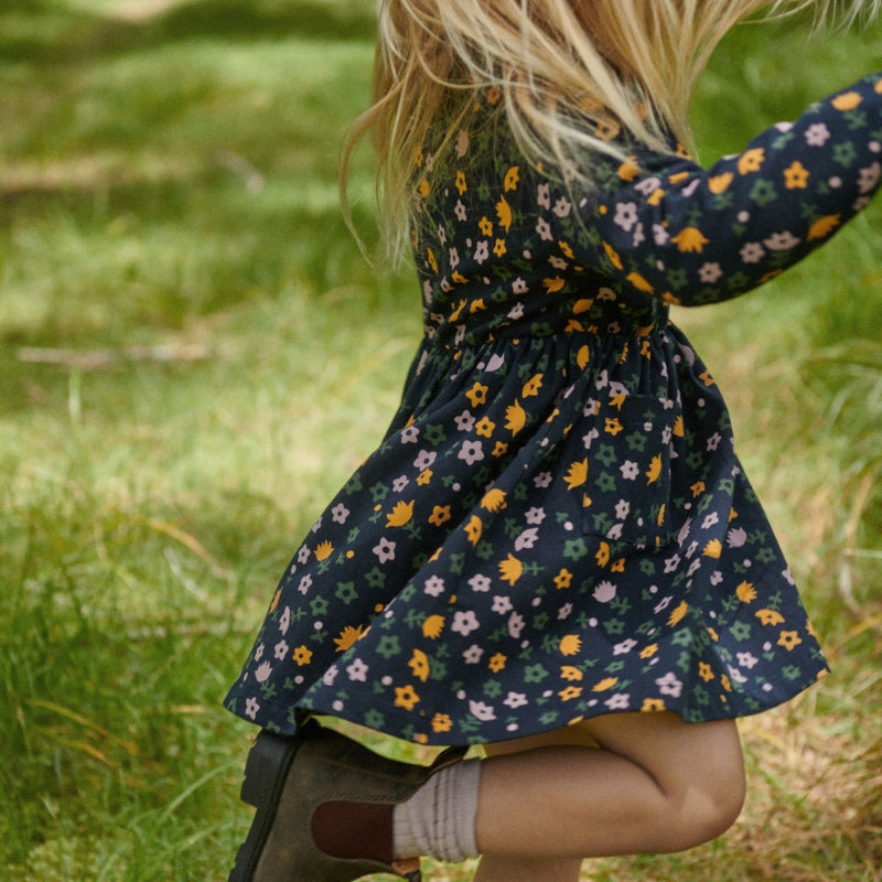 Nature Baby Twirl Dress - Pollyanna Navy