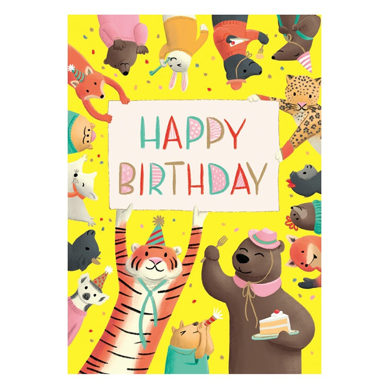 Party Animals Birthday Card