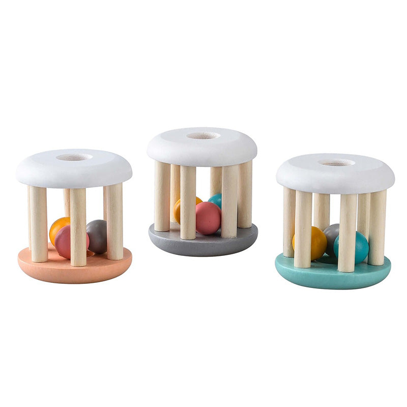 Wooden Rattle Assorted Colours