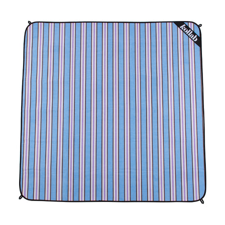 Kollab Medium Mat - Choc Blue Stripe