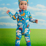 Halcyon Nights Long Sleeve Romper - Puppy Park