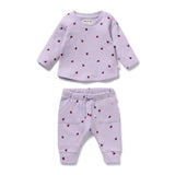 Wilson & Frenchy Organic Waffle Set - Berry Plums