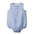 Nature Baby Cedar Suit Linen - Blue Stripe