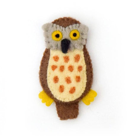 Felt Finger Puppet - Barking Owl