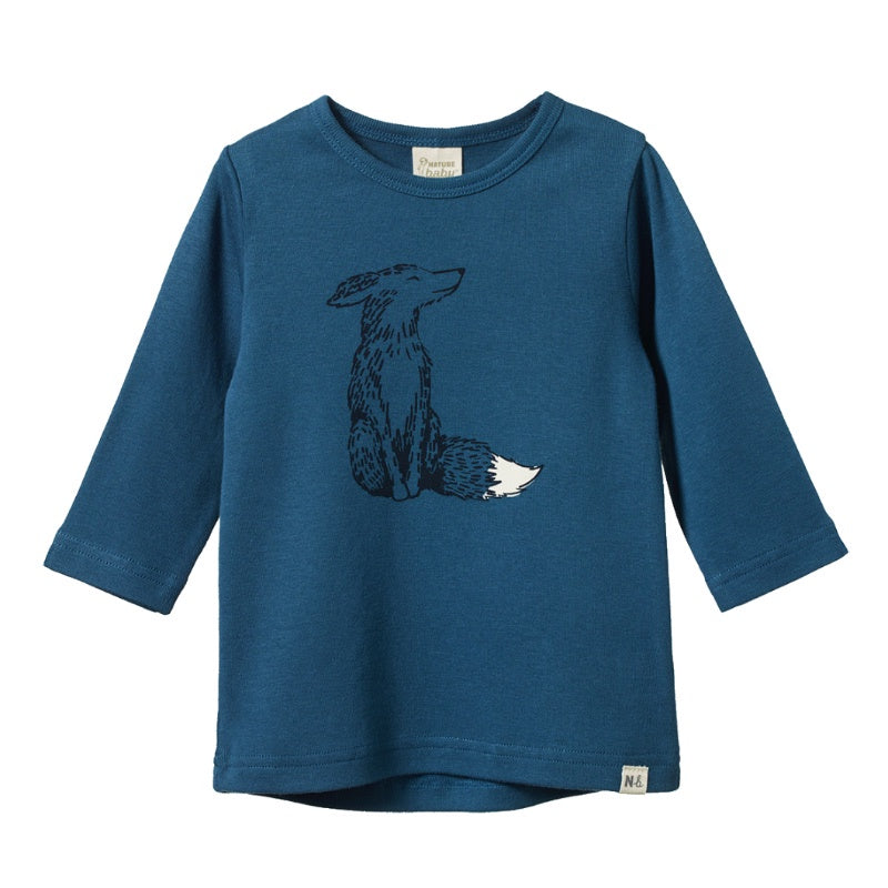 Nature Baby LS River Tee - Foxy Teal