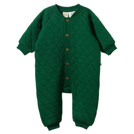Nature Baby Long Sleeve Juno Quilted Romper - Eden