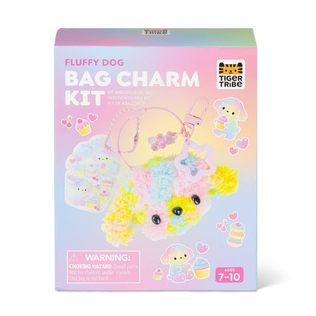 Tiger Tribe Bag Charm Kit - Fluffy Dog