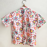 Shorties Disco Shirt Retro Flowers