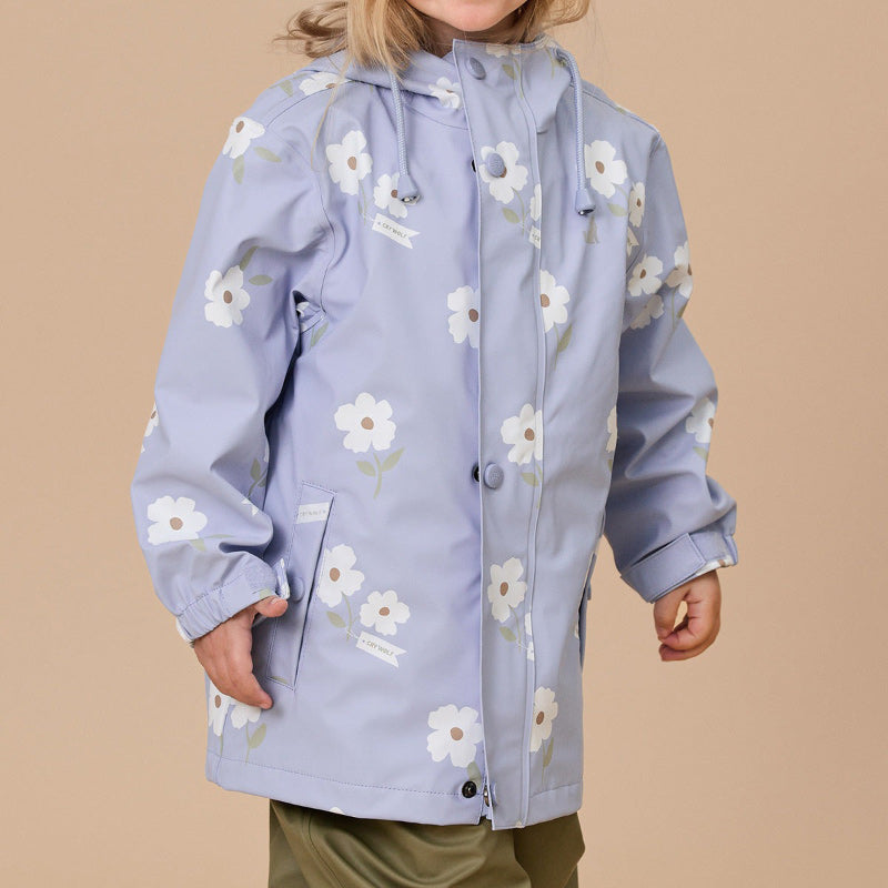 Crywolf Play Jacket - Floral Periwinkle