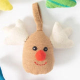 Fair Trade Cotton Woven Christmas Decoration Tree Reindeer