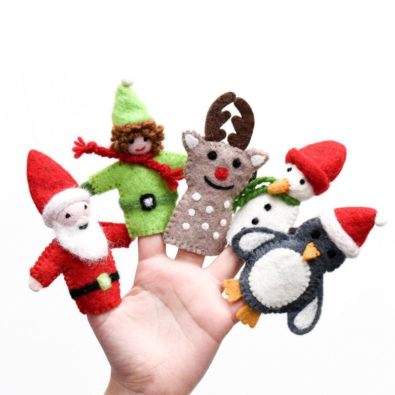 Christmas Finger Puppet Set