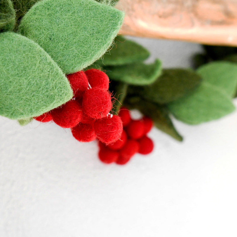 Holly Christmas Garland