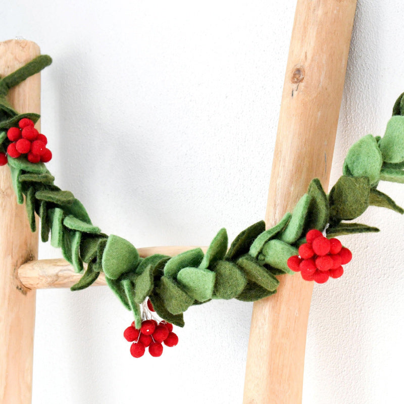 Holly Christmas Garland