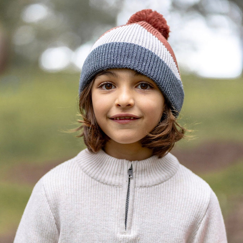 Acorn Merino Beanie - Hidden Valley Chestnut