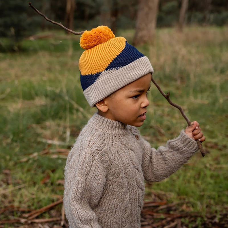 Acorn Merino Beanie - Hidden Valley Mustard