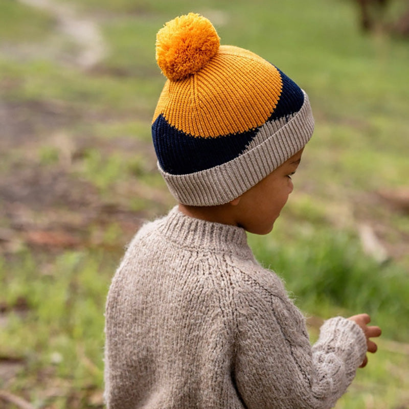 Acorn Merino Beanie - Hidden Valley Mustard