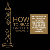 Galileo Thermometer Miniature