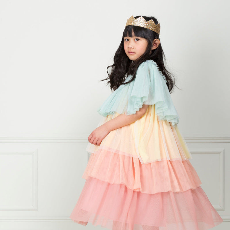 Meri Meri Rainbow Ruffle Princess Dress