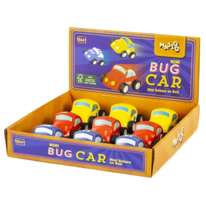 Wooden Mini Bug Car