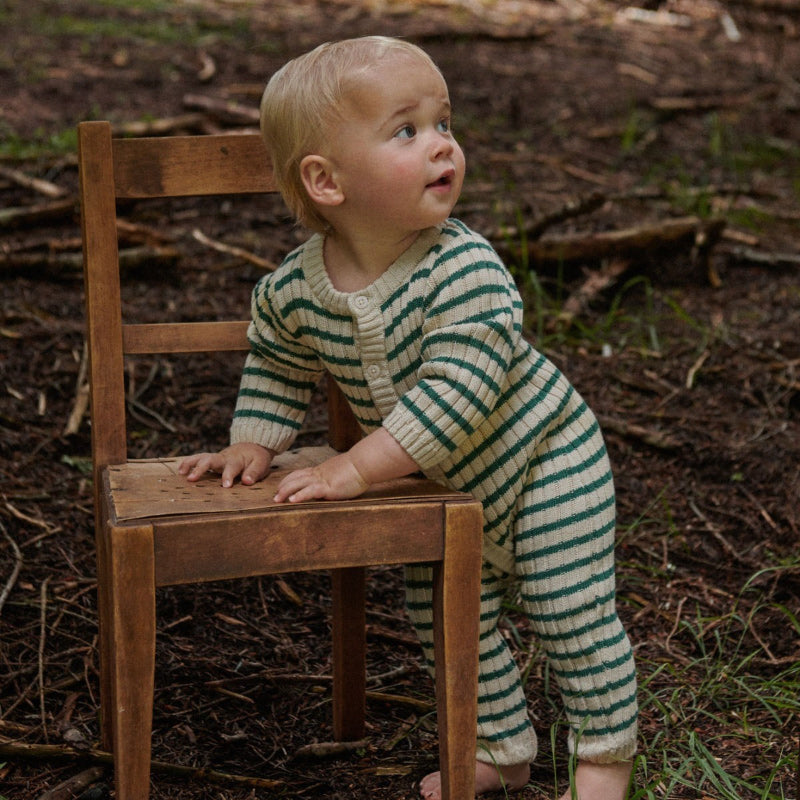 Nature Baby Lou Suit - Pine Sailor Stripe