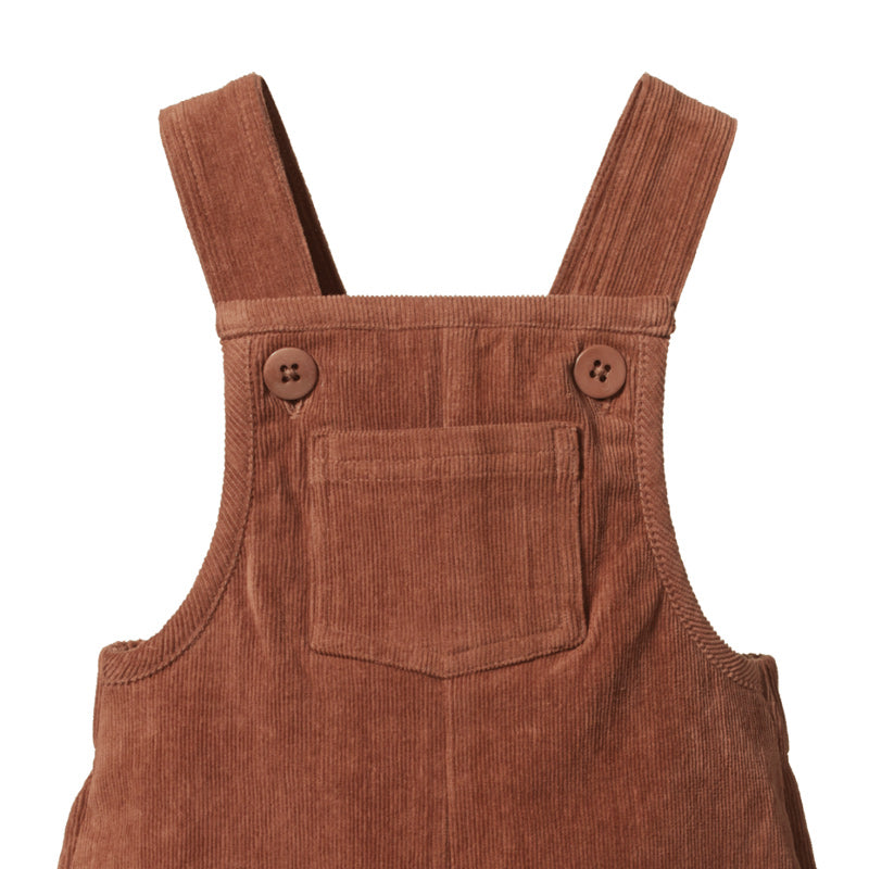 Nature Baby Tipper Overalls - Hazelnut