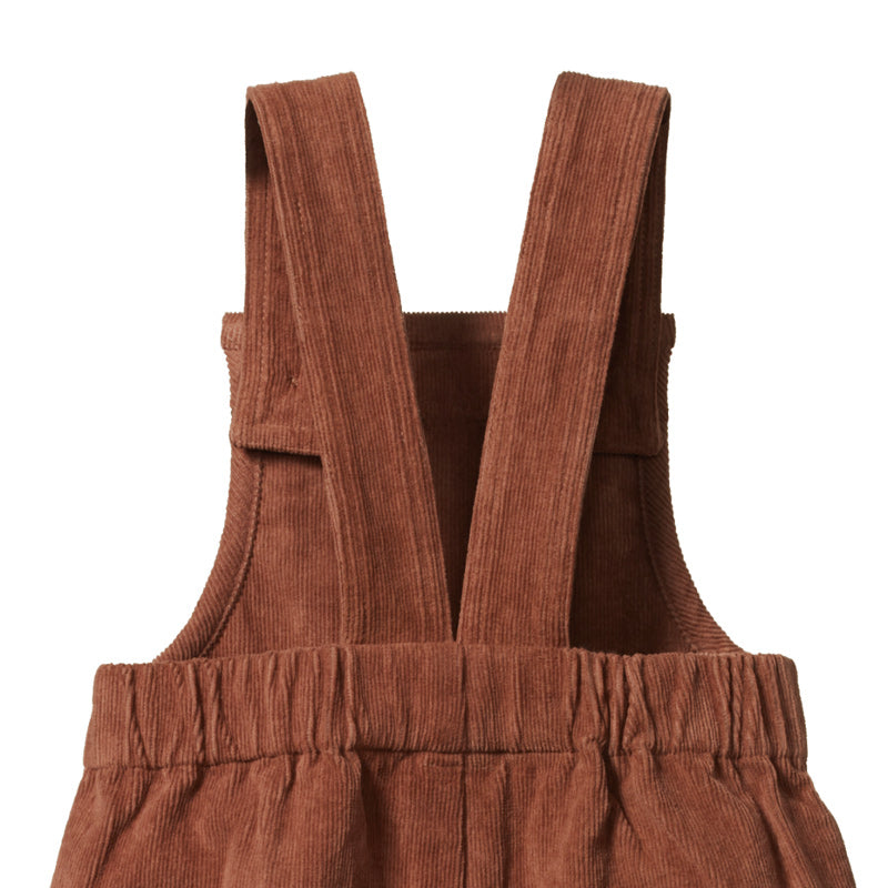 Nature Baby Tipper Overalls - Hazelnut