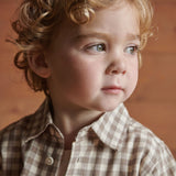 Nature Baby Ira Button Up - Cub Check