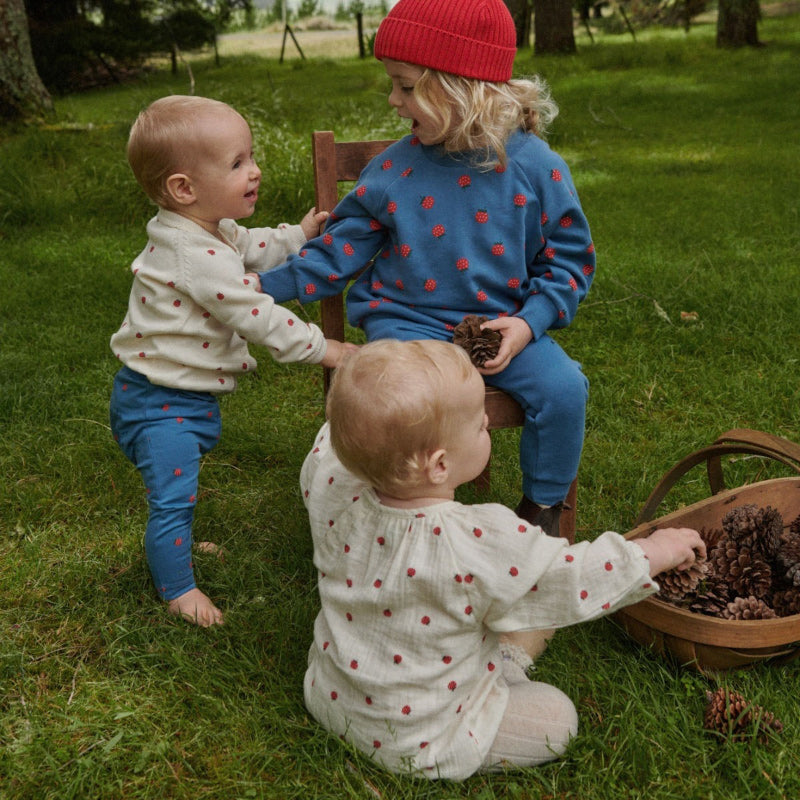 Nature Baby Emerson Sweater - Raspberry Blue