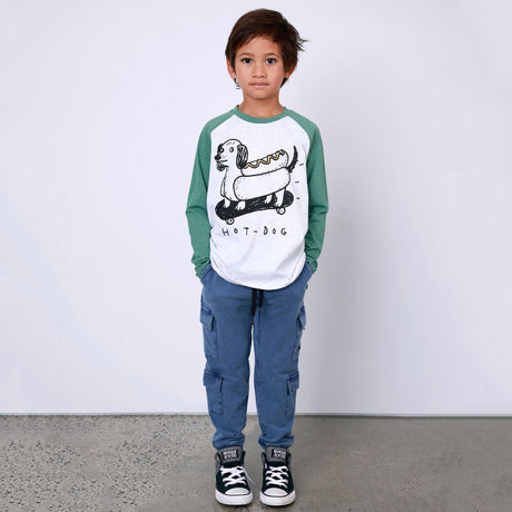 Minti Multi Pocket Trackies - Midnight Wash