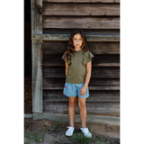 Peggy Belle Tee - Khaki